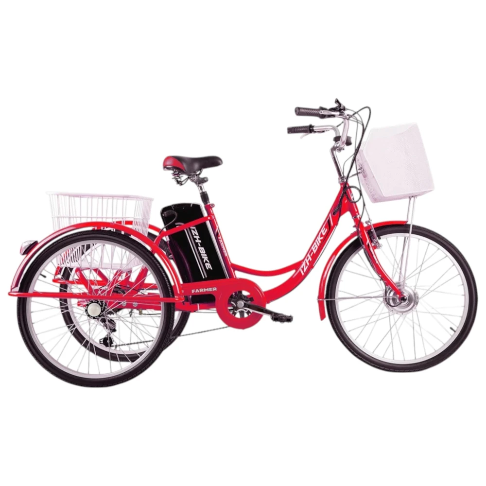 Электровелосипед IZH-BIKE FARMER 250W 36V10Ah Li-ion Красный