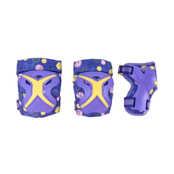 Набор защиты Tech Team Safe Fit Kids 3.0 Purple (Фиолетовый) Размер M